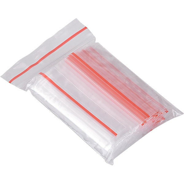 15x22cm Klare Medium Plastposer Forseglede Poser Oppbevaringsposer Trykkforseglingsposer Tykkere og Holdbare, Passer til Dyner, Tepper, Klær S