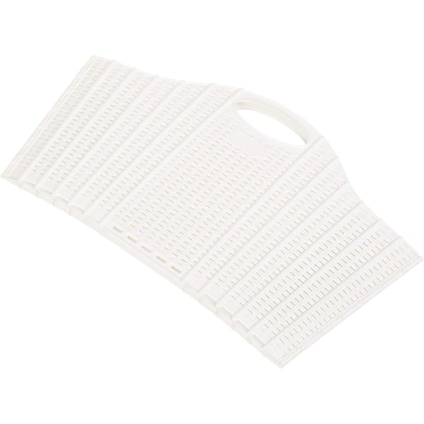 Rattan-kudottu taittuva vaate- ja pyykkikori, valkoinen, 38 litraa White 38 Litre