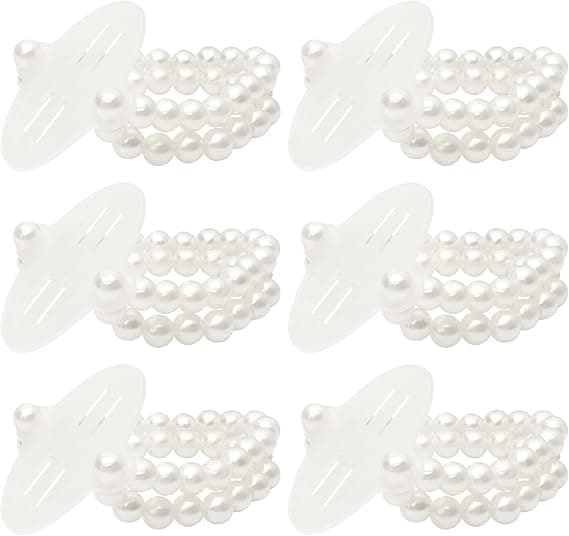 stk håndleddscorsagearmbånd elastiske perlehåndleddscorsagearmbånd DIY blomsterperlearmbånd til bryllupsfest brud brudepike
