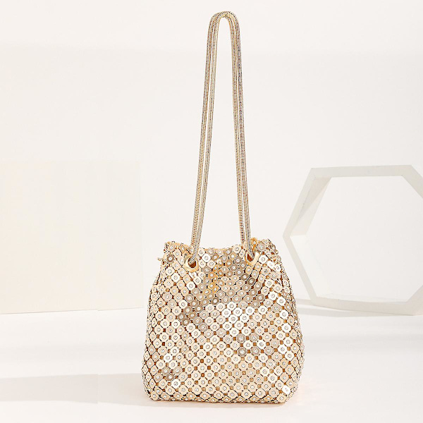 15x10x15cm - Aftonväska med strass för kvinnor