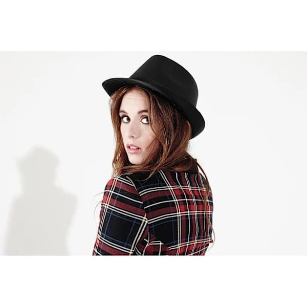 Beechfield Unisex Fedora-hattu Musta Musta S/M Musta Black S/M