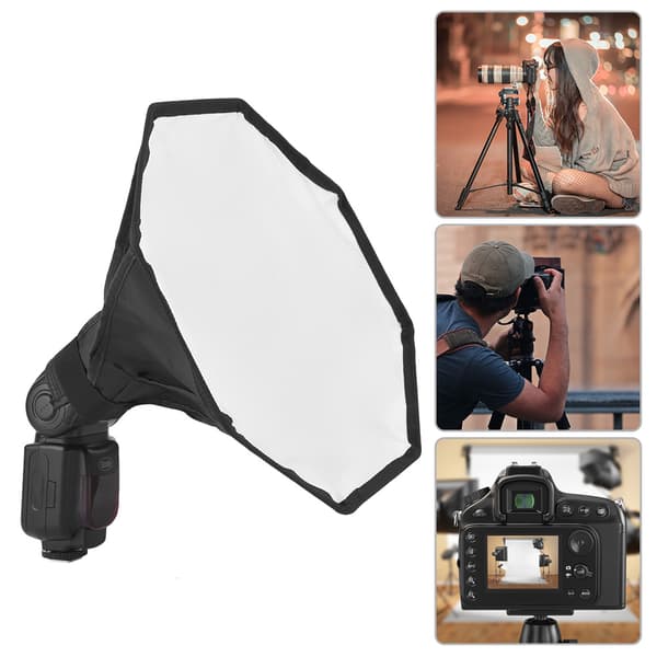 30 cm Universal Mini Softbox Diffuser til Flash Speedlite Speedlight