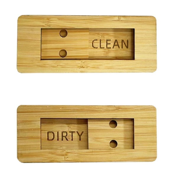 Oppvaskmaskinmagnet Clean Dirty Sign - Indikator for oppvaskmaskinstatus