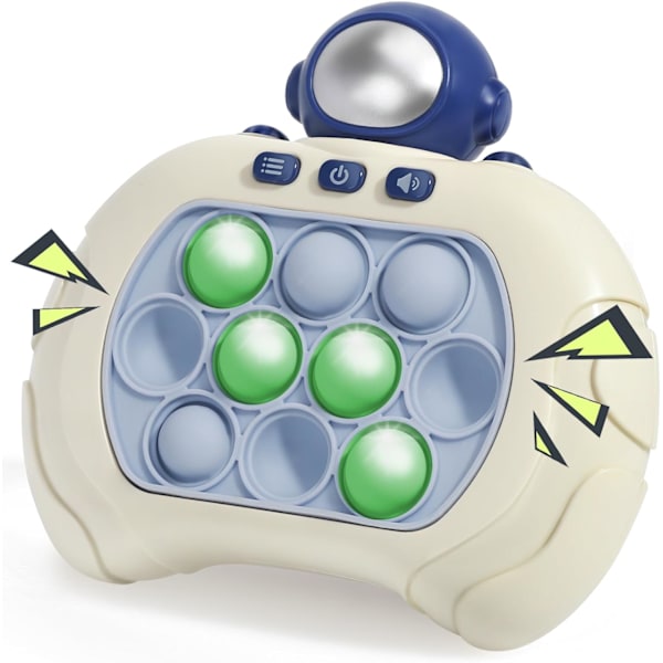 ush Sinnesfidgetleksaker för barn och vuxna, Handhållen pusselspel, Snabb tryckresa leksaker, födelsedagspresent för pojkar och flickor (Astronaut Grön Ljus Astronaut Green Light