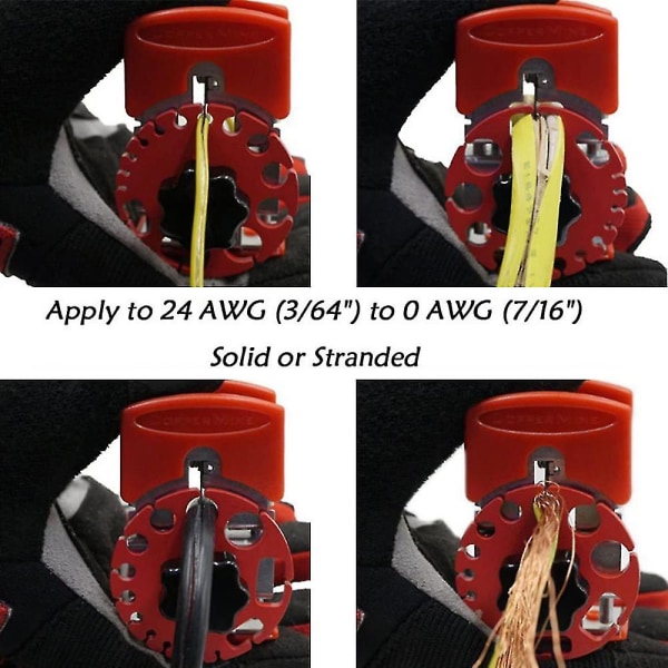 Universal håndholdt hurtigstripper Elektrisk ledningsavisoleringsmaskin Kabel Wrie Cutter Tool