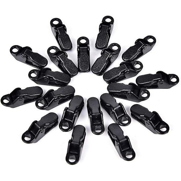 50 stk plastclips for telt, presenningklips, markiseklips, tilbehør for campingaktiviteter