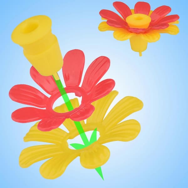 9/30 stk. farverige udskiftningsblomster til kolibrifoderautomat Vand kan udskiftes blomstersæt til udendørs foderautomat i haven