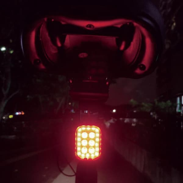 LED Sykkellys Front og Baklys Type-C Oppladbart Vanntett Sykkellys