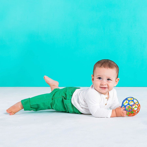 Fleksibel og letthåndterlig ball, sensorisk aktivitetsleke for barn i alle aldre, 15 cm X 15 cm X 15 cm, flerfarget