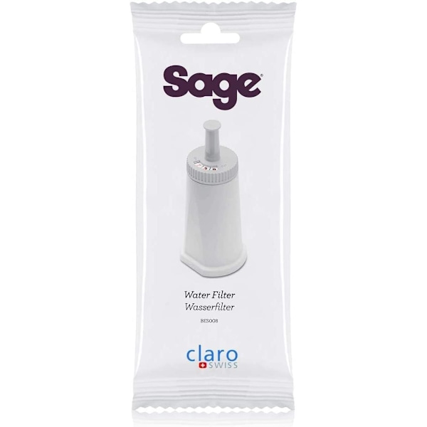 Sage - ClaroSwiss Vattenfilter, Plast, Vit