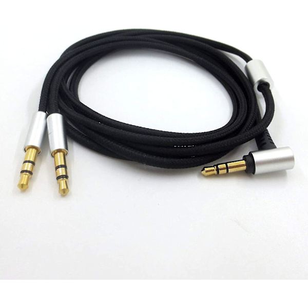 3,5 mm hann-adapter til 3,5 mm erstatningskabel for Denon Ah-d600 / Ah-d7200 / Ah-d7100 / Ah-d9200 / Ah-d5200 hodetelefoner