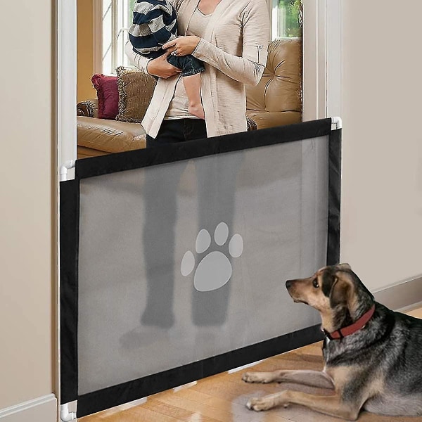 Magisk hundedør, bærbar hundesikring, nem at installere og låse til kæledyr Hold hunde væk fra køkken/ovenpå