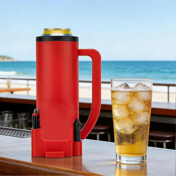12 oz dåseisolator – moderne design og nem at bære – til fester og strand Red A