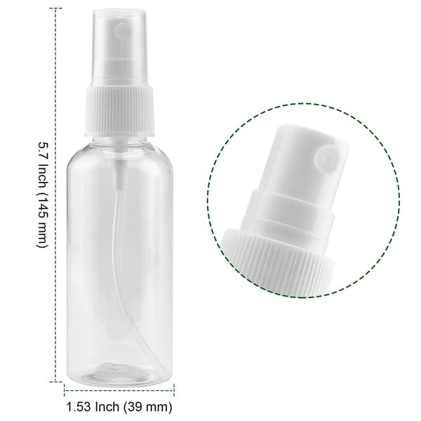40-pack 100 ml klara sprayflaskor, finfördelande plastsprayflaska