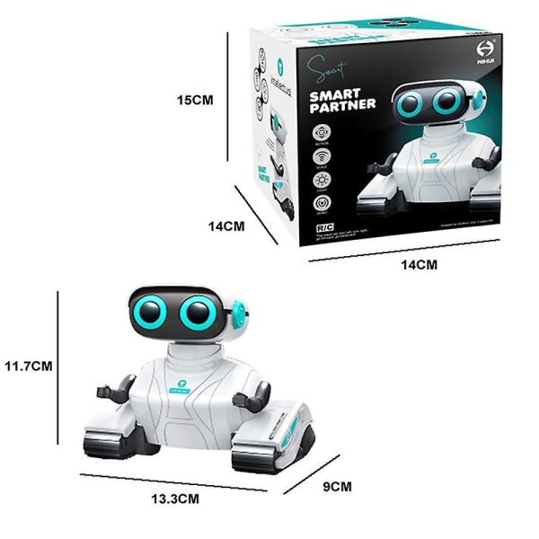 1 st Rc Robotleksaker, Fjärrstyrda Robotleksaker, Gå och Dansa Barnrobotleksaker För Barn I Åldern 6 År Och Uppåt Pojke Flicka, Presentleksaker Med Led-Ögon W
