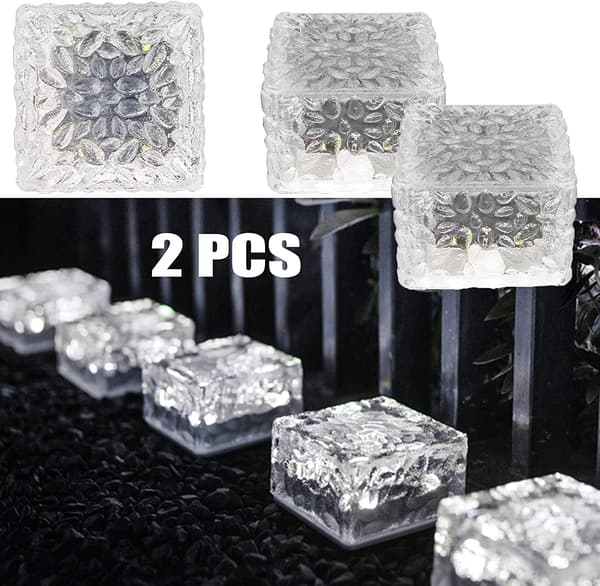 2-pack 4 LED Solar Markbelysning Issten Ljus Kall