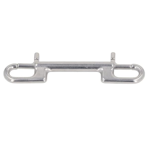 Dobbelt-endet dykkerkarabinhage. Dobbelt-endet boltkarabinhage i rustfrit stål, clips til waders.