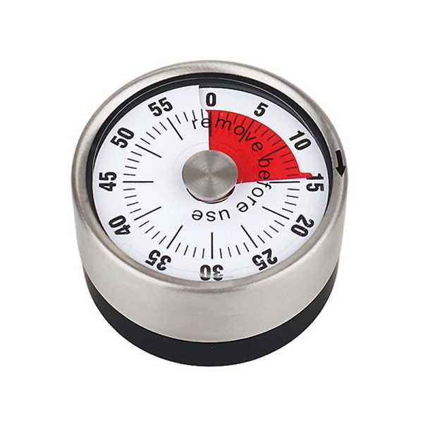 Magnetisk timer, høj præcision mekanisk køkkentimer holdbar nedtællingstimer til køkkenstudie arbejde motion