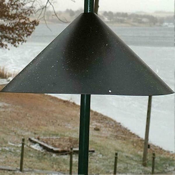 Ugly Bird Egernafskrækker Foderstation Dome Stopper Fuglefoder Tyveri Beskyttelse 14/18in