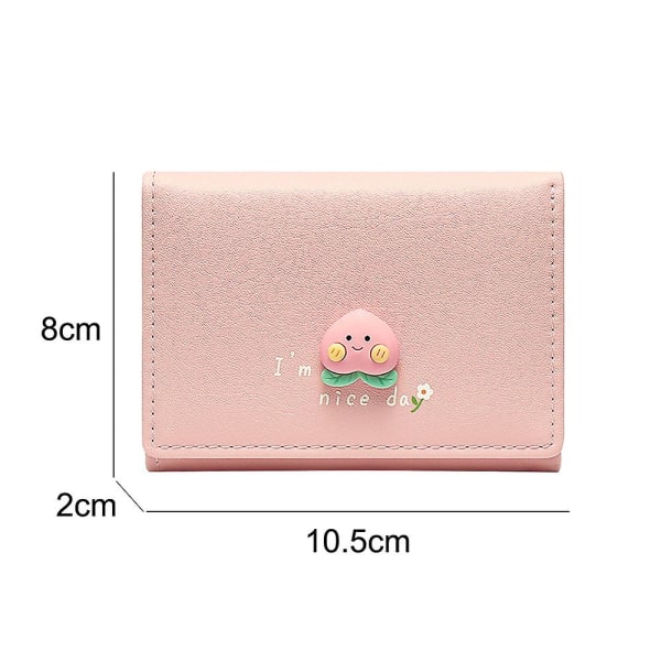 Muodikas lyhyt naisten lompakko, yksinkertainen söpö opiskelijakolikkolaukku