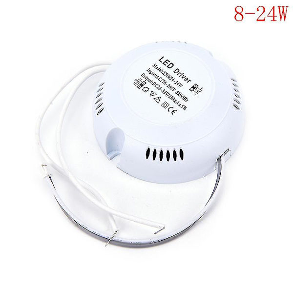 LED-drivrutin 8-24W Hög effektivitet Strömförsörjning Ac 176v~265v För Taklampa Ny