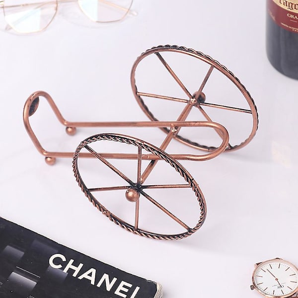 Stativ Ornament Dekoration Opbevaring Flaskeholder Rack Fest Vin Bryllup Holder Kitchendining & Bar Kan Holder Til Køleskab (1stk, Rose Gold)
