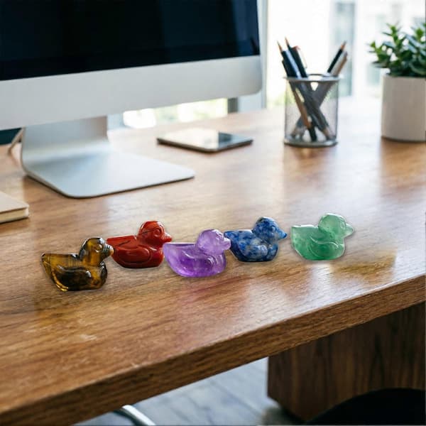 Håndskåret natursteinsand til skrivebord - Mikrolandskapspynt - til bilens dashbord E