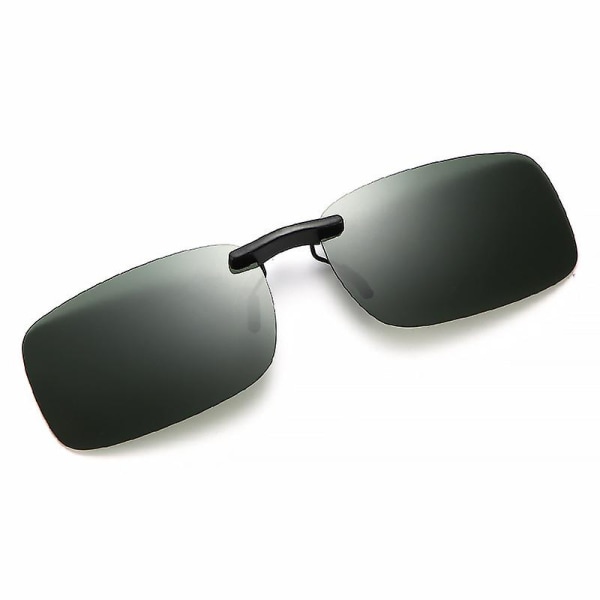 Mørkegrøn Glitter-clip Solbriller Polariserede briller Antirefleks Uv400 Til mænd Kvinder Kørsel Rejser Udendørs Sport