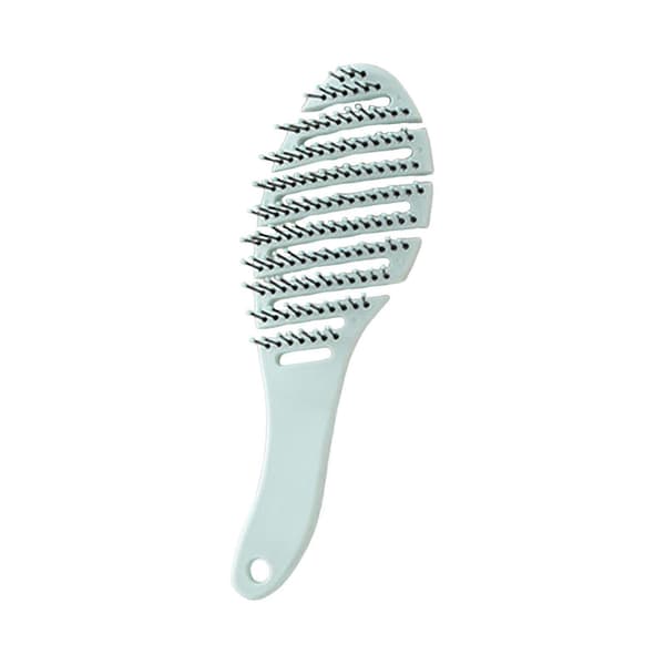 Ventileret hårbørste, bløde børster, hovedbundsmassage, bærbar, antistatisk, hårstyling, udfiltring, luft Blue