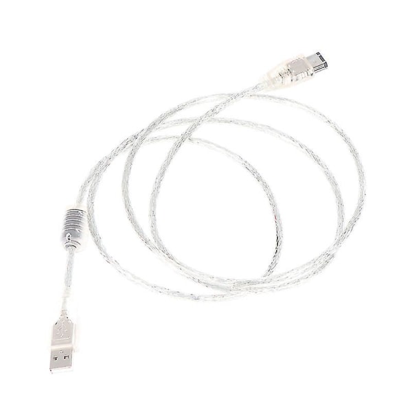 1 X Firewire Ieee 1394 6-stiftshane till Usb 2.0-hane adapterkonverterkabel