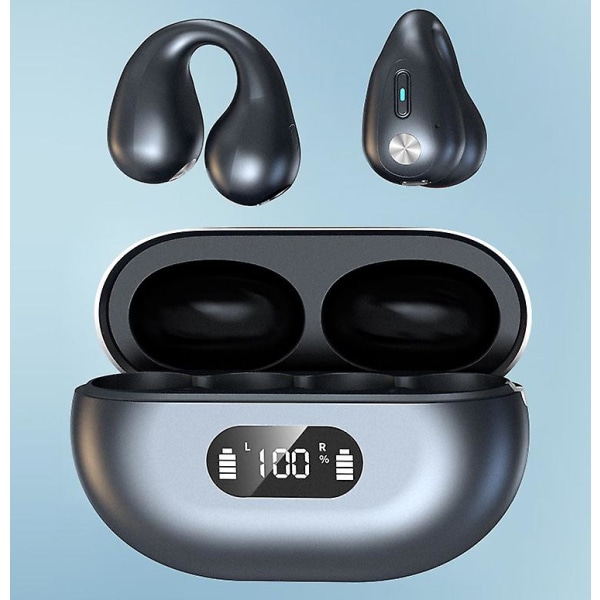 Knogleledning Earbuds Bluetooth Øreklips Støjreducerende Hifi Headset