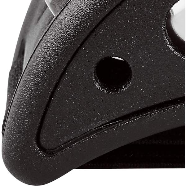 Percussion CFJS2S-BK Jalkatambouriini teräshelistimillä ja MDF (Medium Density Fibreboard) -kehyksellä, musta Black