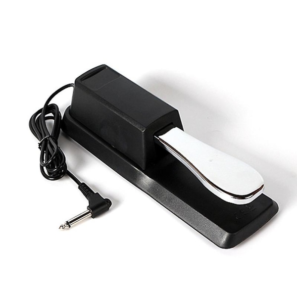 1 stk Universal Sustain Pedal med pianolignende handling, det perfekte tilbehøret for Midi-keyboard, digitale pianoer, elektroniske keyboard og mer