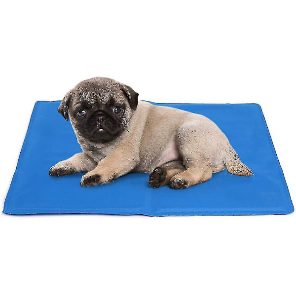 Køleunderlag til hunde og katte (40 * 50 cm), køleunderlag til hunde og katte med ikke-giftig gel, selv-kølende pude, kølehundetæppe, kold gelpude til katte A
