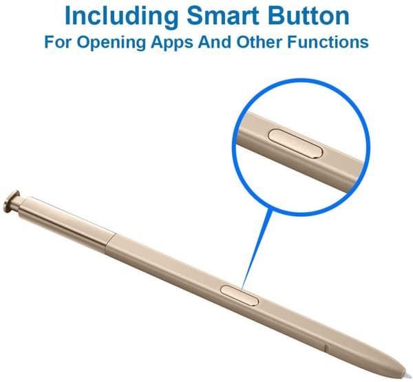 Multifunktionel Touch Screen Stylus Erstatningsspids (Ingen Bluetooth) Kompatibel med Samsung Galaxy Note 9 N960 (Sort)