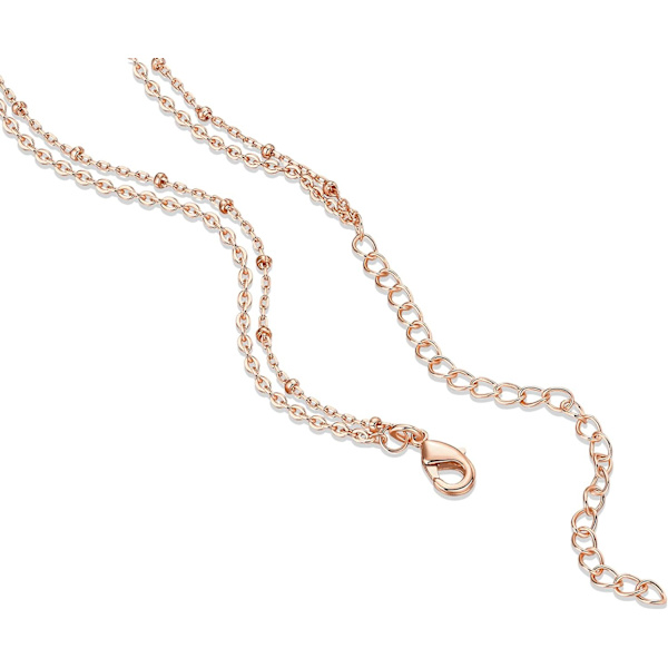 14K forgyldt lagdelte halskæder | Stilfulde minimalistiske design vedhæng halskæder | Sommerfugl, hjerte, lås, ondt øje, mønt, lynlås, cirkel, Rose Gold Butterfly