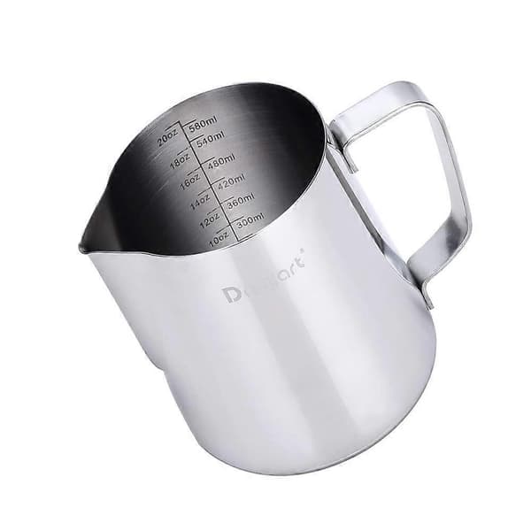 Mælkekande, mælkekande i rustfrit stål, mælkekande 600 ml