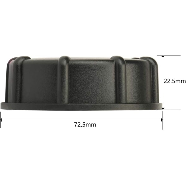 IBC-sovitin 1/2 tuuman naaraskierteellä IBC-säiliön lisävaruste sovitinkannen kansi 1/2inch