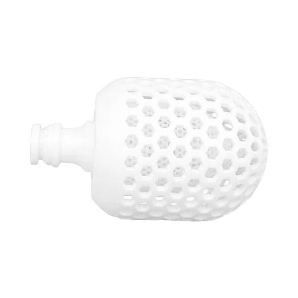 Bubblersprinkler Plastdiffusor Översvämningsmunstycke Vattenrör Vattenmunstycke för Skonsam Vattning av Växter White