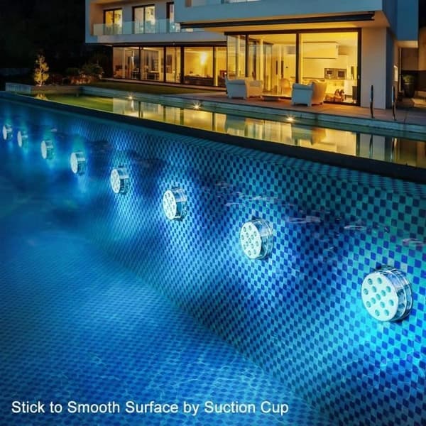13 LED 16 Farver Undervandslys - Vandtæt Pool Dekoration