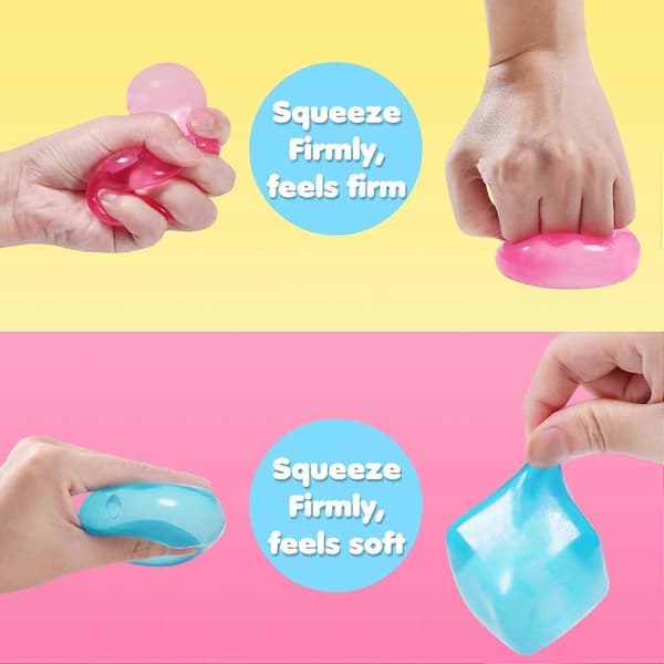 3-pak stress-isterning-squishy-stressbolde til voksne og børn, sensorisk fidget-legetøj