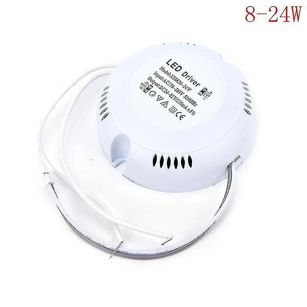 Led-driver 8-24w Høj effektivitet Strømforsyning Ac 176v~265v Til Loftslampe