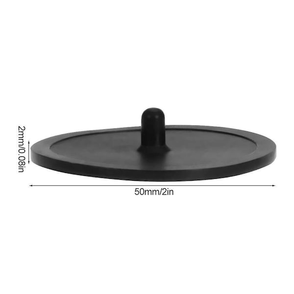 Blindfilter, Espresso Backflush Rengöringsskiva, Kaffemaskin Gummi Blindskiva För Backflushing Espressomaskiner (1st, Svart)