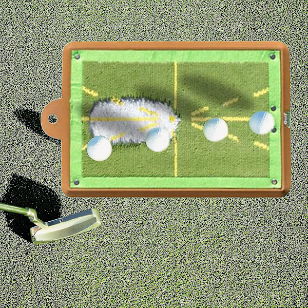 Golfträningsmatta för svingdetektering, Premium Golf Impact Mat, Path Feedback Golf Practice Mats z