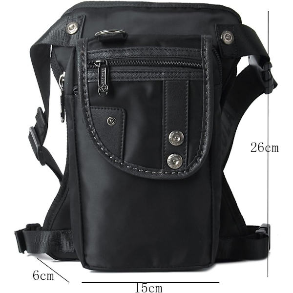 aist Drop Leg Taske til Mænd Kvinder Motorcykel Cykel Hofte Bum Bælte Fanny Pack Rejse Udendørs Camping Taktisk Vandring Cykling Crossbody Skulder P