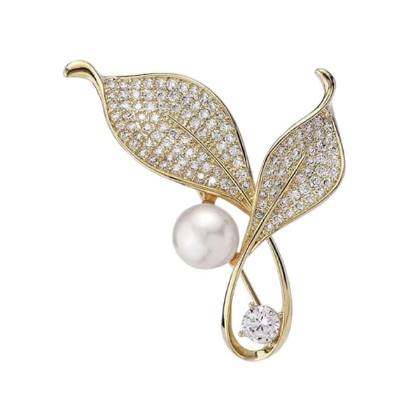 Fuglebroche - for gave - med elegant D