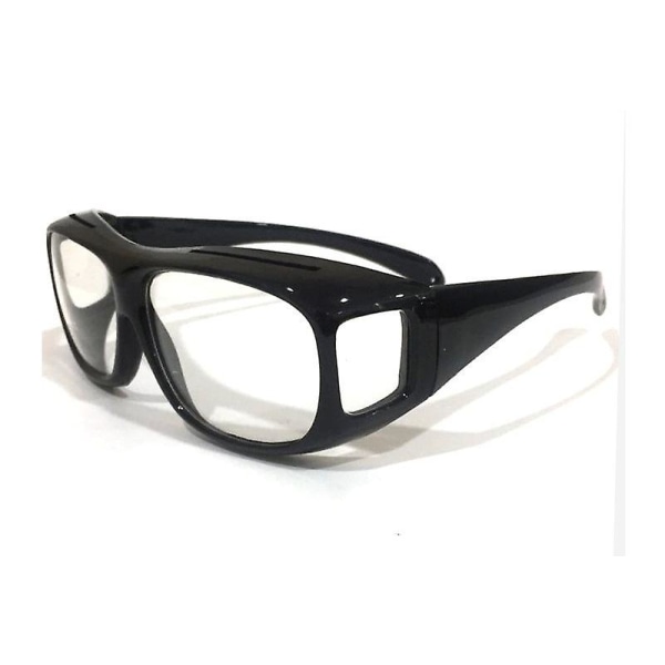 Sort stel, dag- og natlinser - Sportssolbriller til mænd Kvinder Ubrydeligt stel uden til løb Fiskeri Baseballkørsel