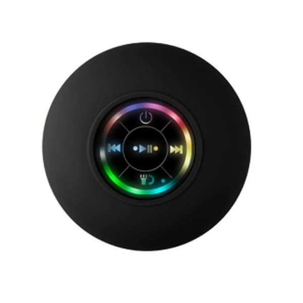 Bluetooth-kompatibel bruserhøjttaler med LED-lys, stabil forbindelse, IPX4 vandtæt, bærbar
