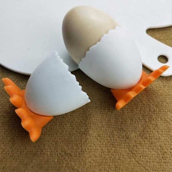 Tegneserie Cute Egg Cup Holder Egg Holder Åpner Separator Kokte egg Beholder Kjøkkenutstyr Creat