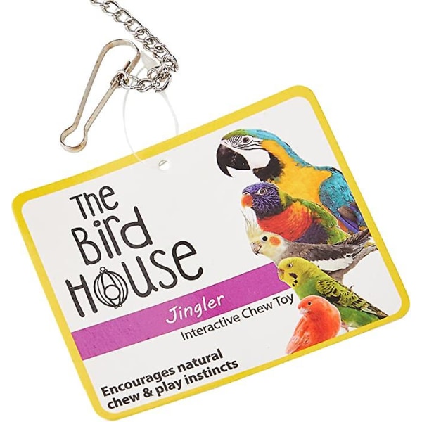 1st Happypet The Bird House, Jingler Wood Bird Toy